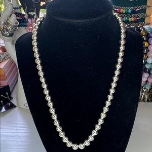 Like New Chaps Silver Beaded Necklace